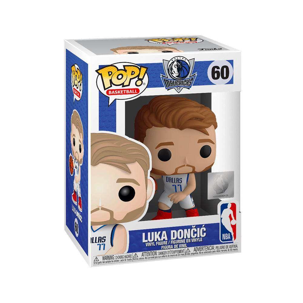 Luka Doncic Dallas Mavericks Funko NBA Pop 60 Figure - White