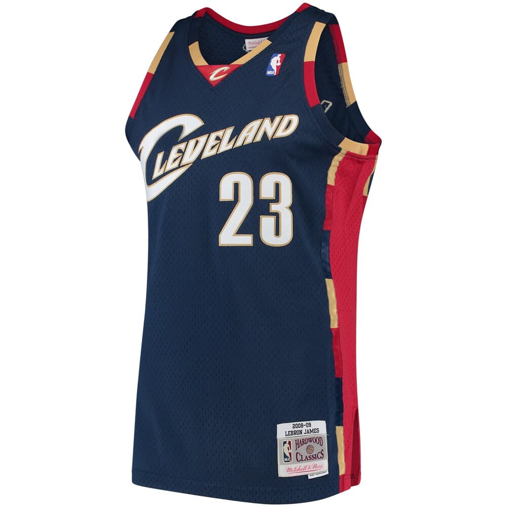 Mitchell And Ness Jerseys LeBron James Cleveland Cavaliers Mitchell & Ness NBA 08-09 Swingman Jersey - Navy