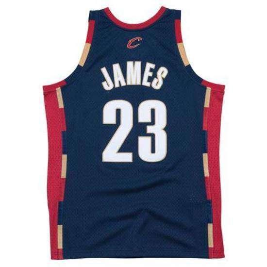 Mitchell And Ness Jerseys Lebron James Cleveland Cavaliers Mitchell & Ness NBA Swingman Jersey - Navy