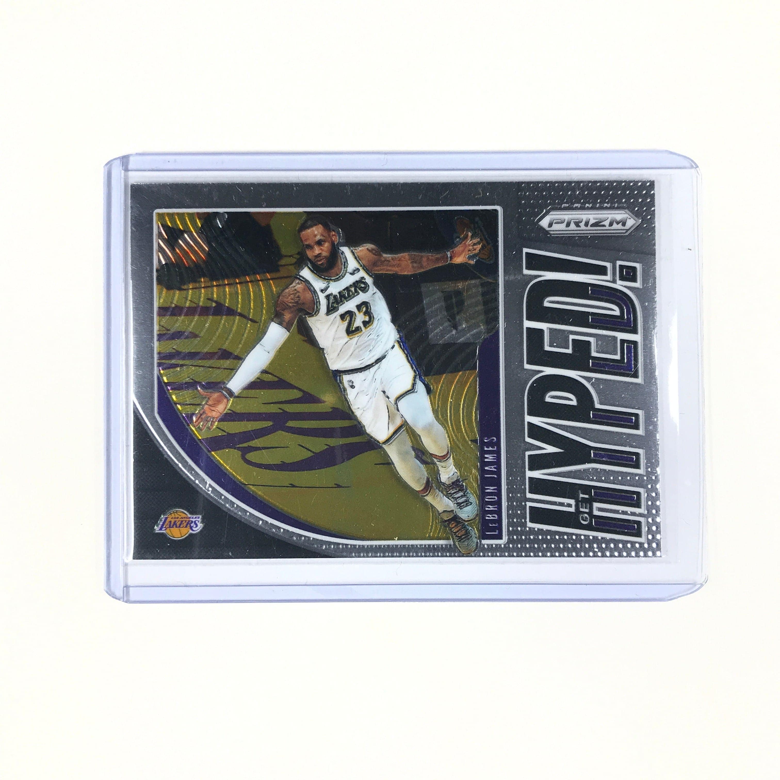 Panini Cards Lebron James Los Angeles Lakers 2019-20 Panini Prizm NBA Get Hyped Insert Card