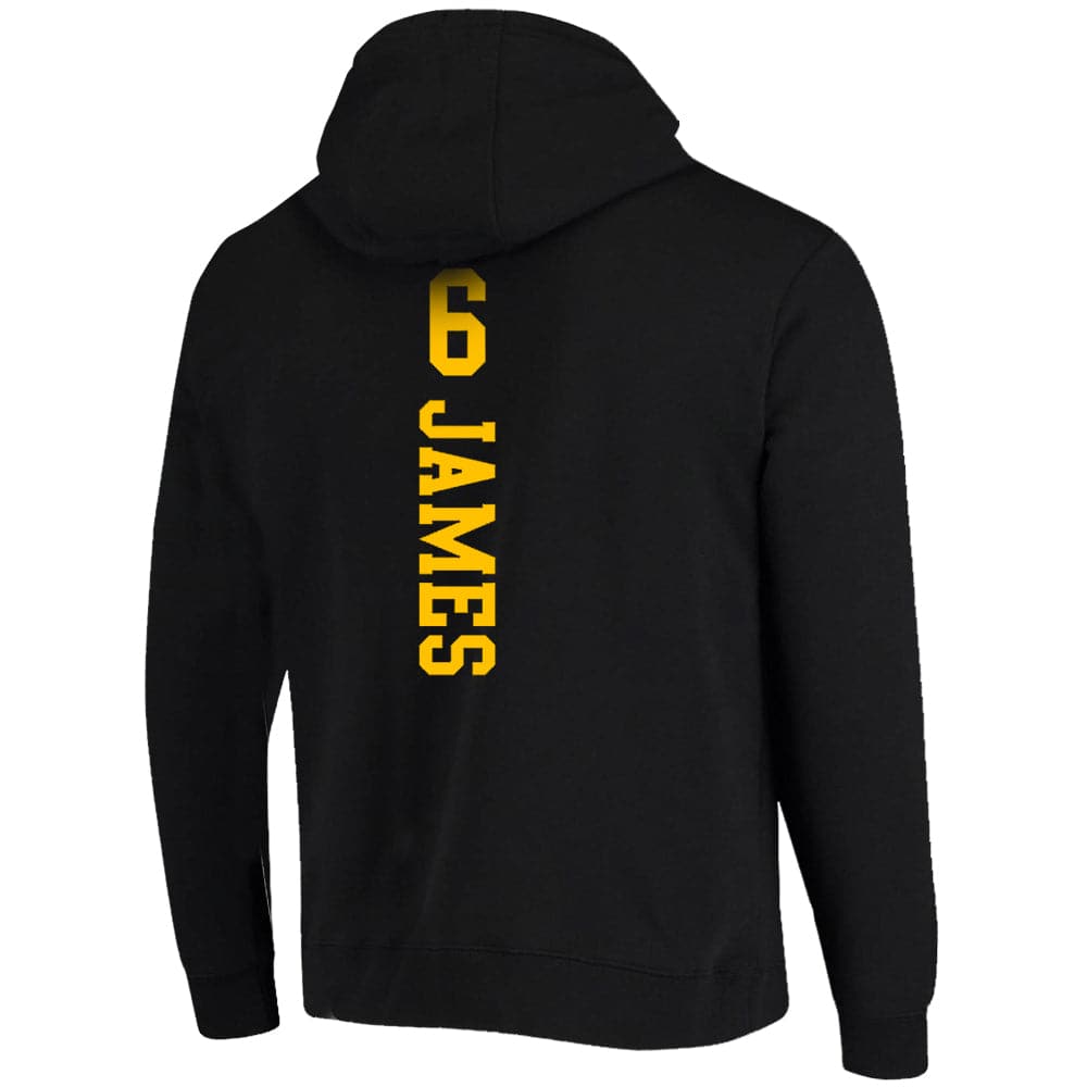 NBA Essentials Jumpers LeBron James Los Angeles Lakers NBA Essentials Player Hoodie Jumper - Black