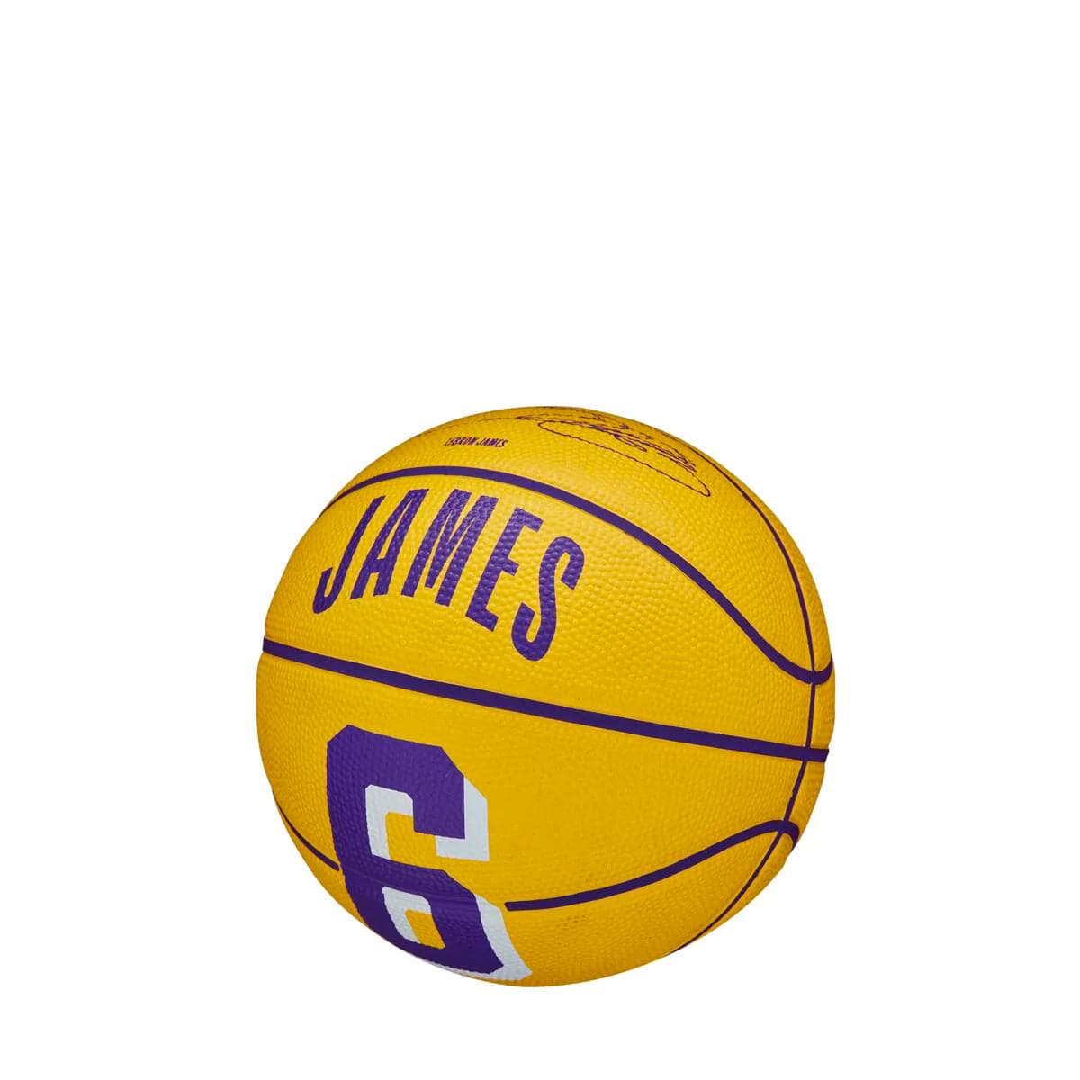 Wilson Sporting Goods Balls LeBron James Los Angeles Lakers Wilson NBA Mini Player Basketball - Gold