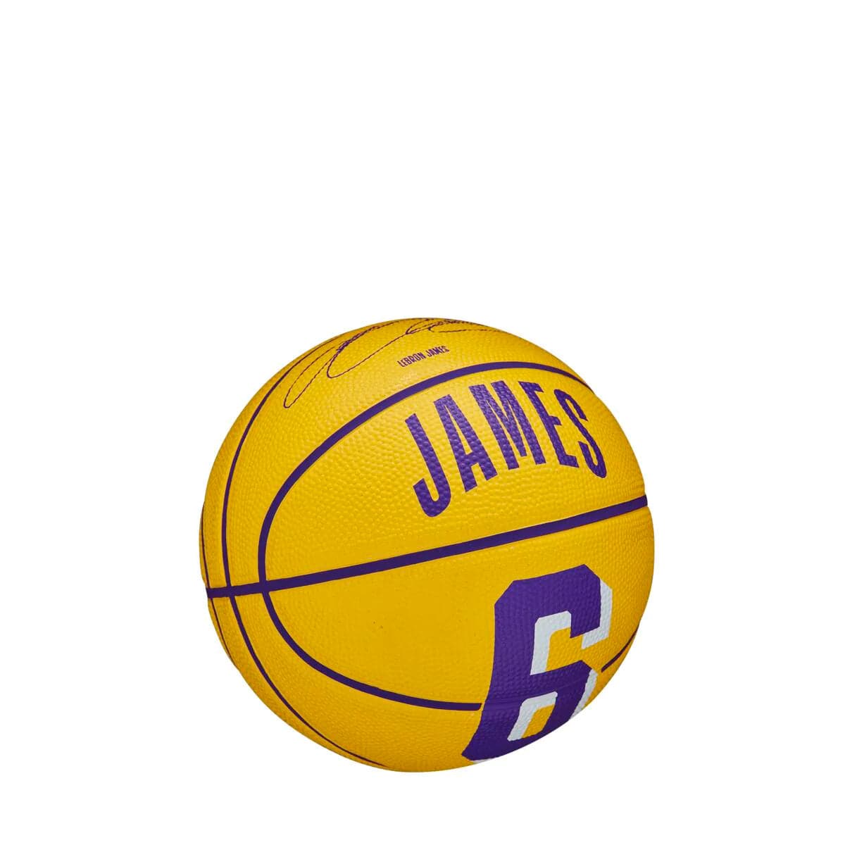 Wilson Sporting Goods Balls LeBron James Los Angeles Lakers Wilson NBA Mini Player Basketball - Gold