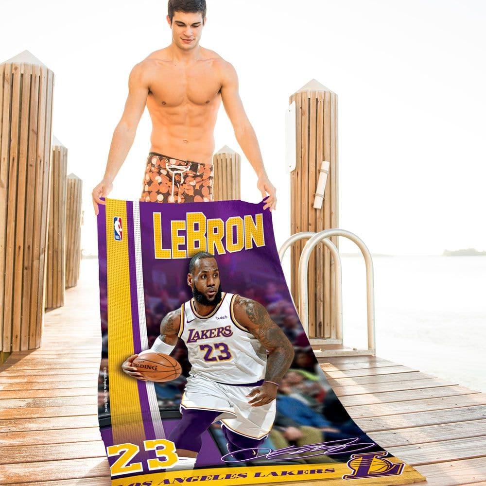 Wincraft Accessories LeBron James Los Angeles Lakers Wincraft NBA Spectra Beach Towel