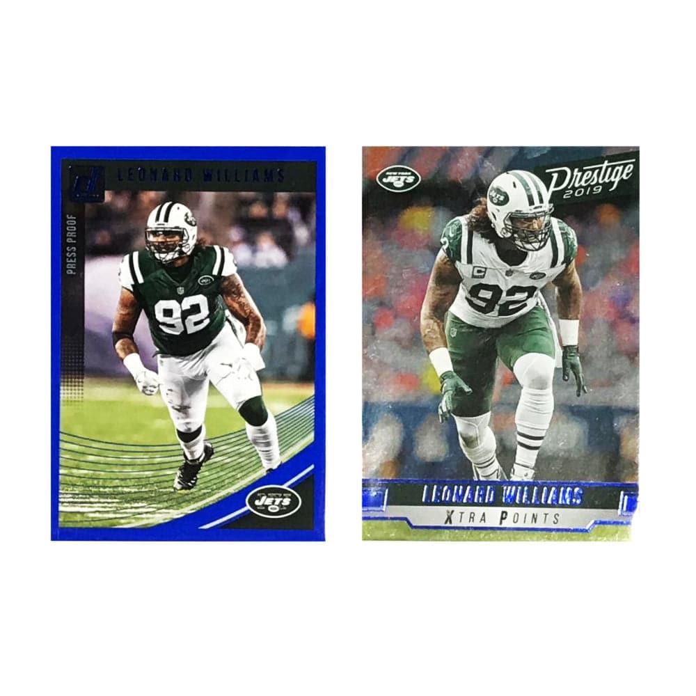 Panini Cards Leonard Williams New York Jets 2019 Panini NFL 2 Insert Card Set