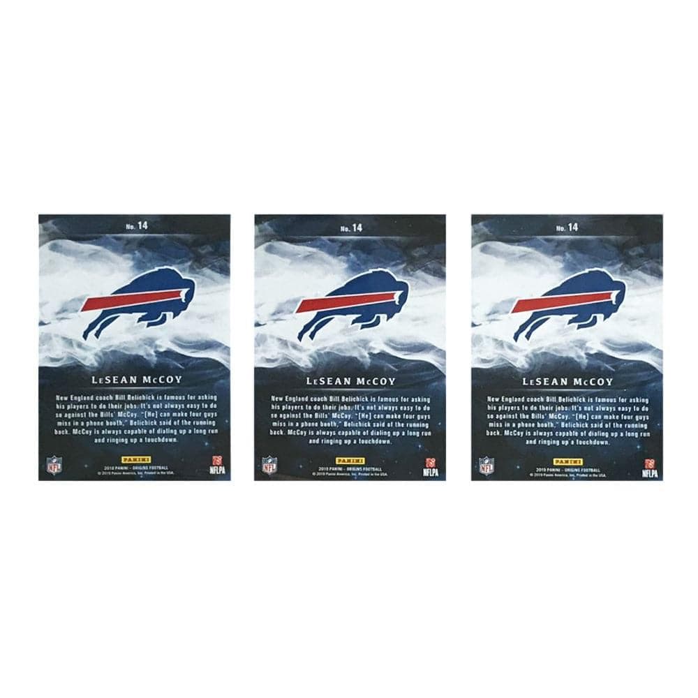 Panini Cards LeSean McCoy Buffalo Bills Panini NFL 3 Numbered Origins Card Set