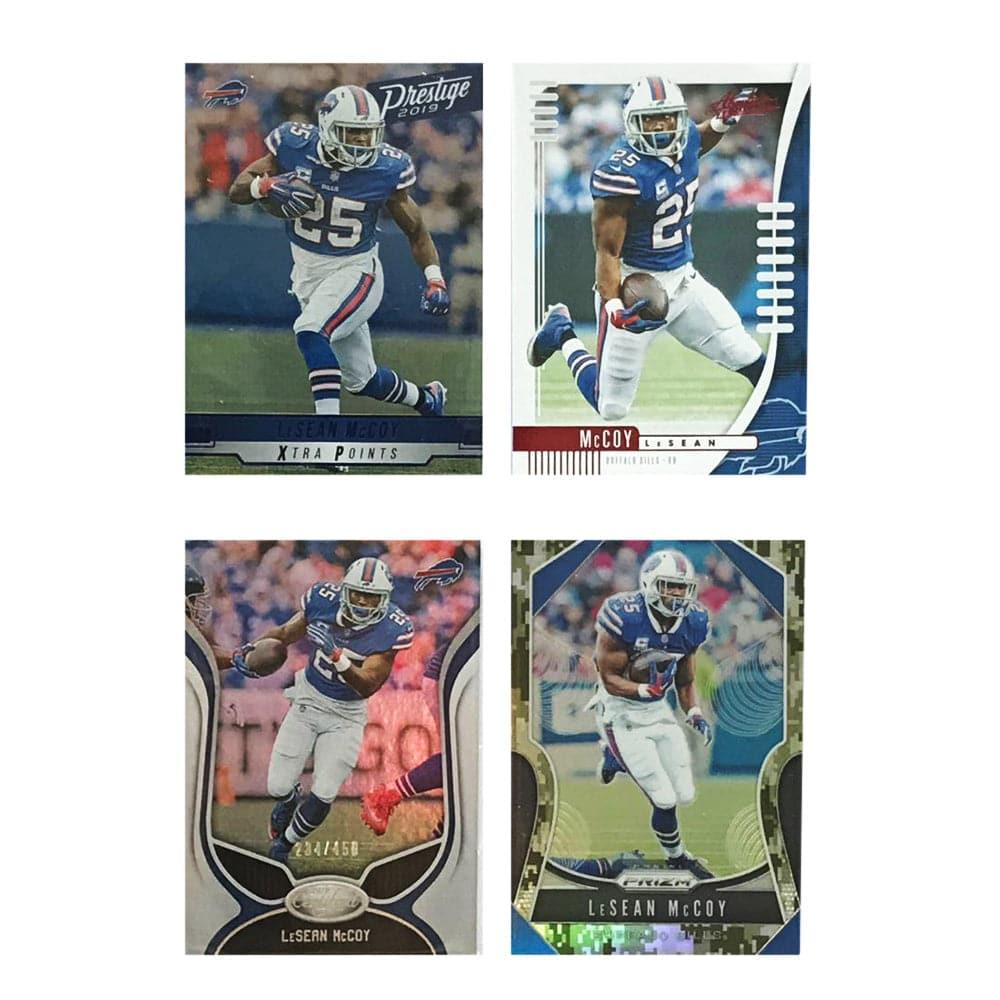 Panini Cards LeSean McCoy Buffalo Bills Panini NFL 4 Parallel Card Set