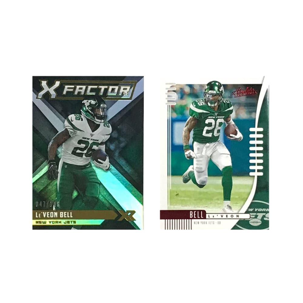Panini Cards LeVeon Bell New York Jets 2019 Panini NFL 2 Insert Card Set