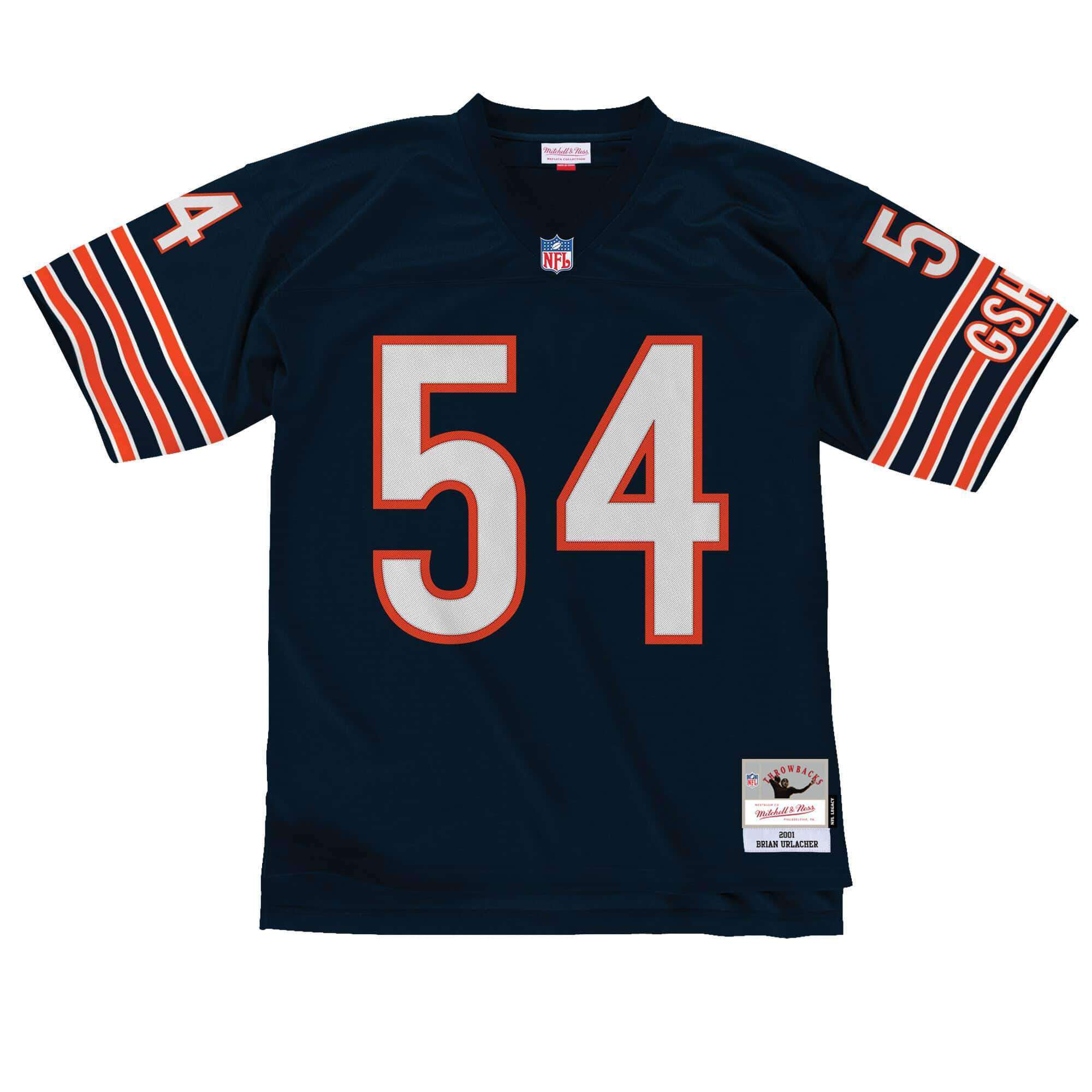 Brian Urlacher Chicago Bears Mitchell & Ness NFL Legacy Jersey - Navy