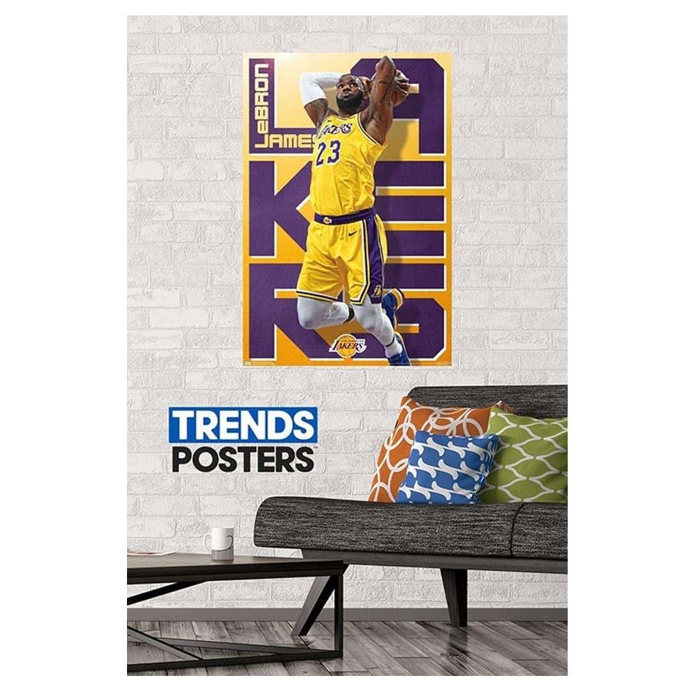 Lebron James Los Angeles Lakers Trends NBA 57 x 86cm Poster