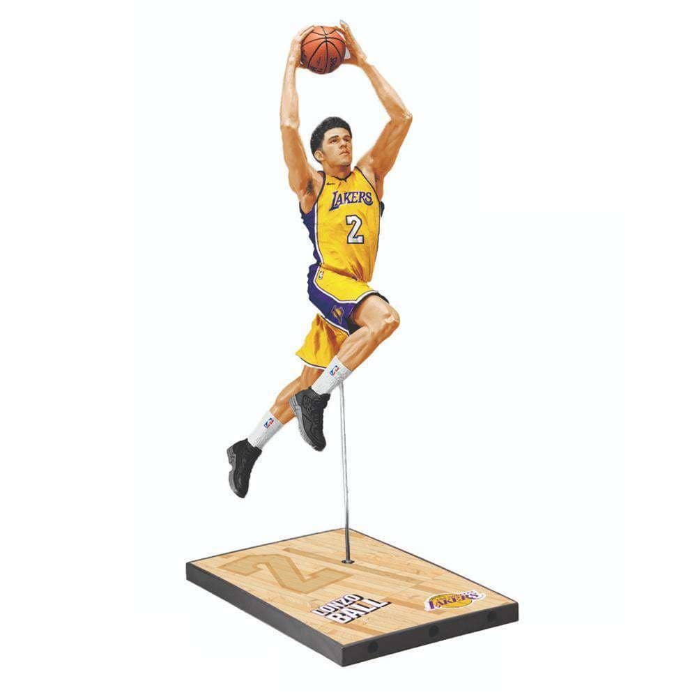 McFarlane Toys Figures Lonzo Ball Los Angeles Lakers McFarlane NBA Series 32 7" Figure - Gold