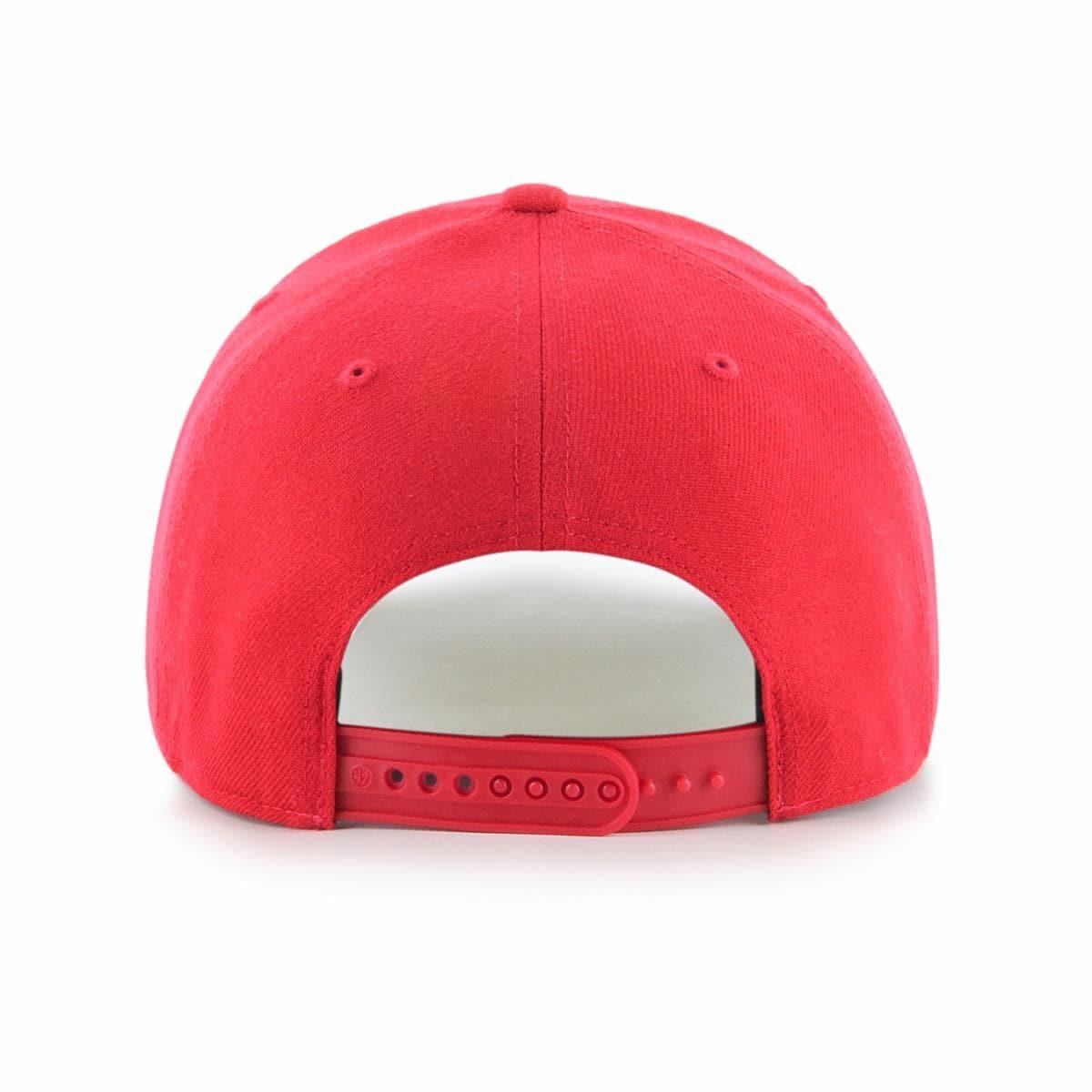 47 Brand Caps Los Angeles Angels ‘47 MLB Team MVP DP Pre-Curved Snapback Hat - Red