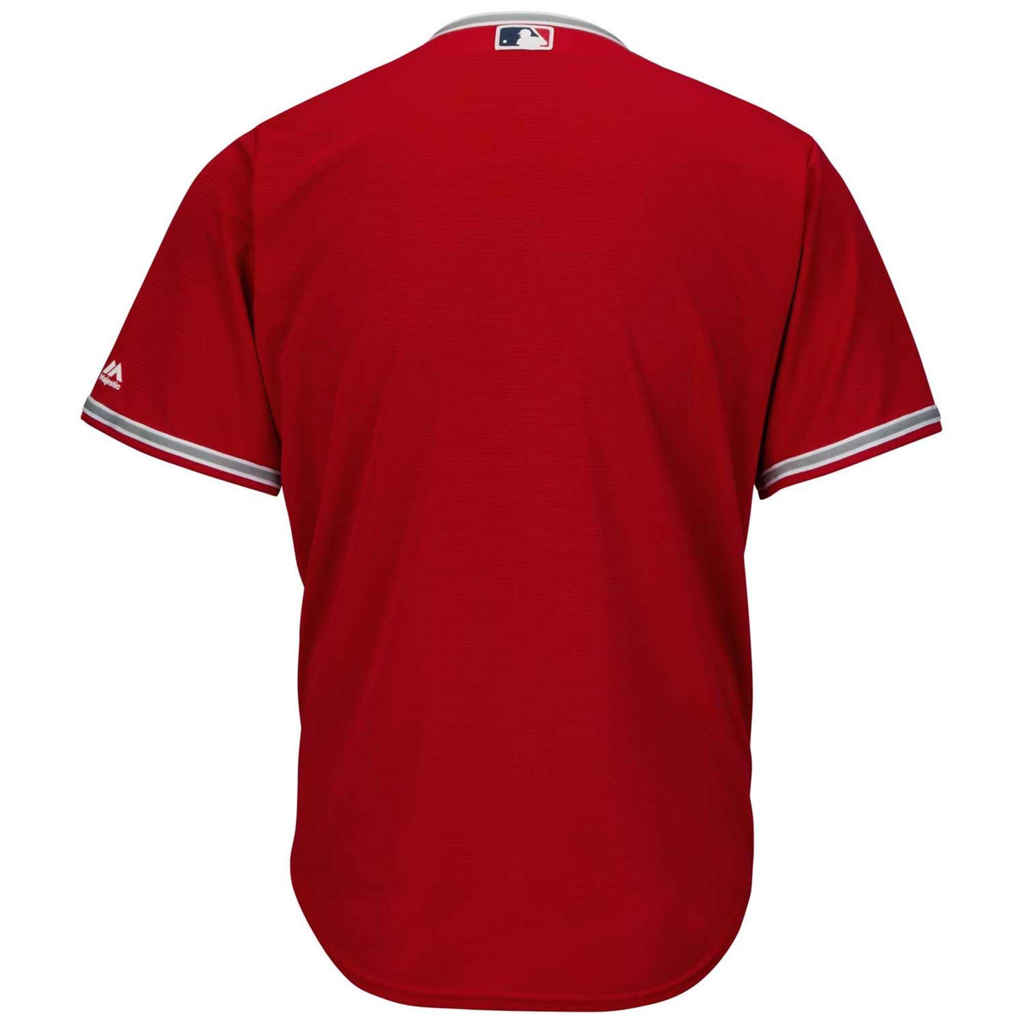 Majestic Athletic Jerseys Los Angeles Angels Majestic MLB AC Cool Base Replica Jersey - Red