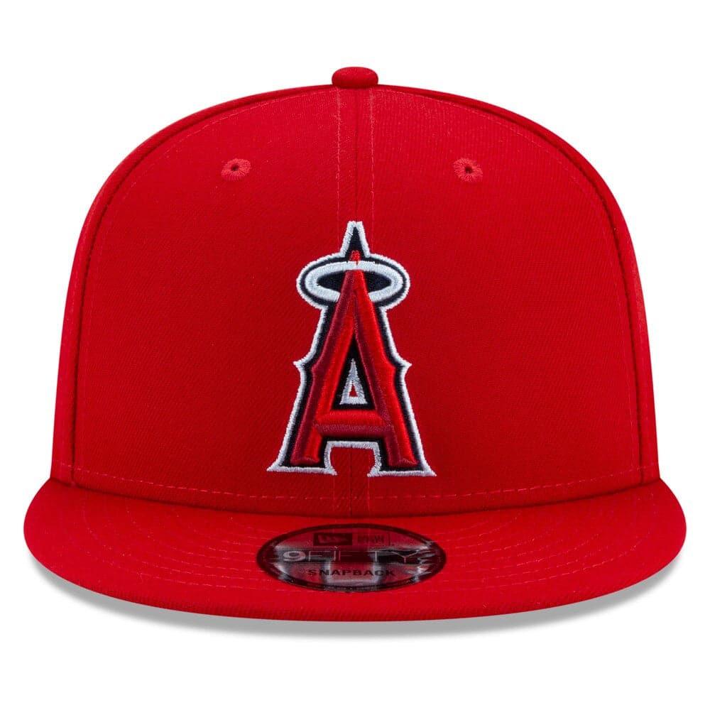 New Era Caps Los Angeles Angels New Era MLB 2021 Fathers Day 9FIFTY Snapback Hat - Red