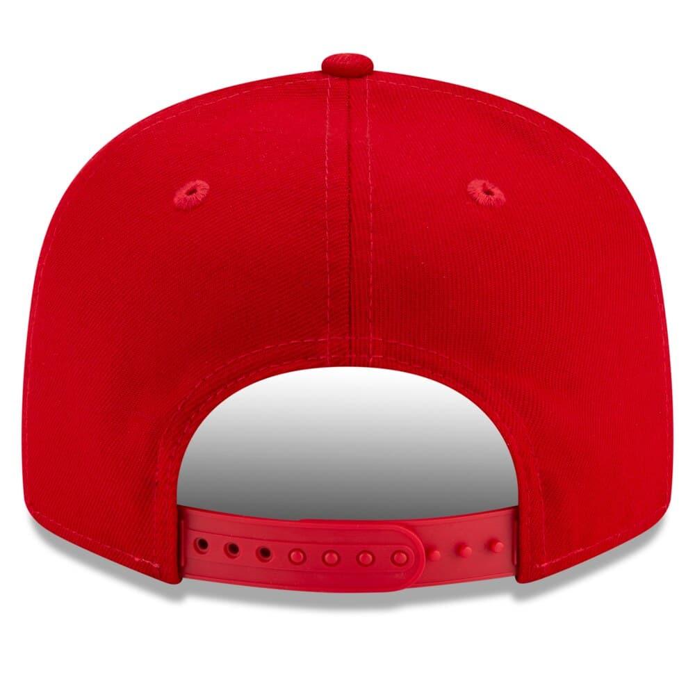 New Era Caps Los Angeles Angels New Era MLB 2021 Fathers Day 9FIFTY Snapback Hat - Red