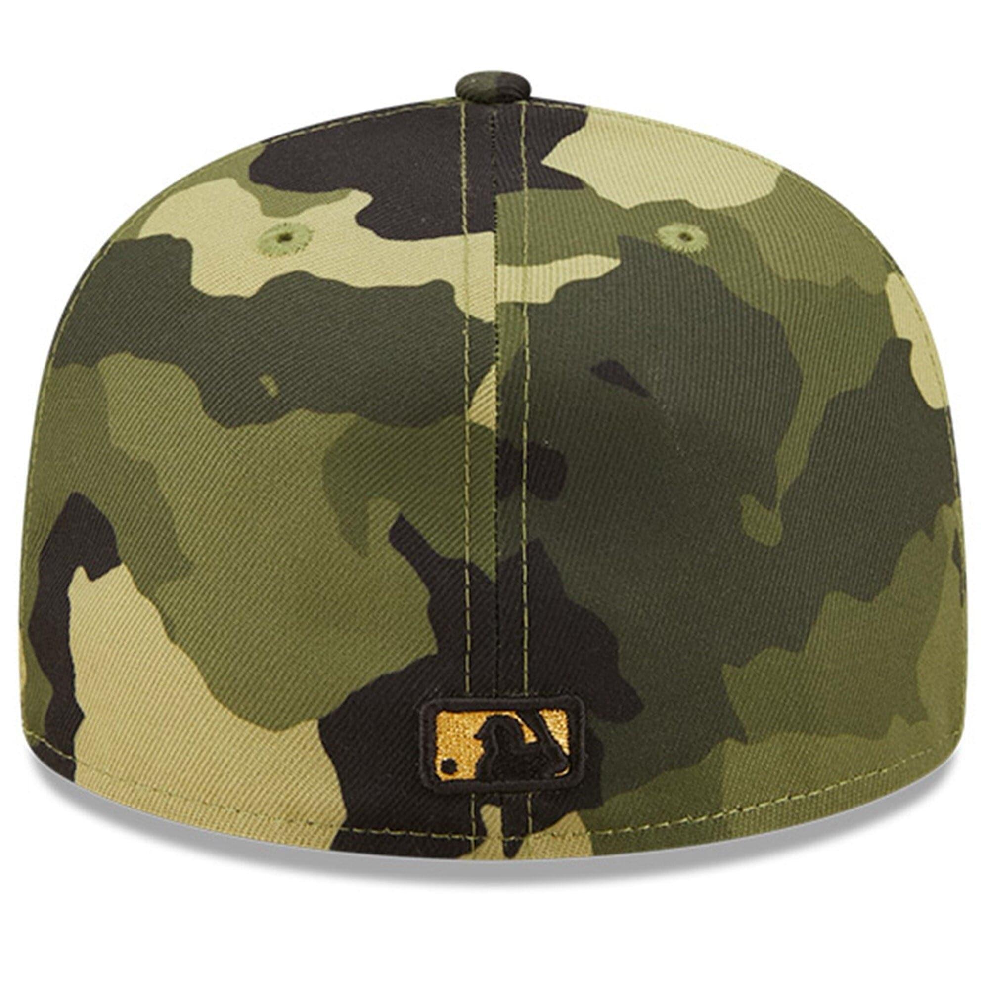 New Era Caps Los Angeles Angels New Era MLB 2022 Armed Forces 59FIFTY Fitted Hat - Camo