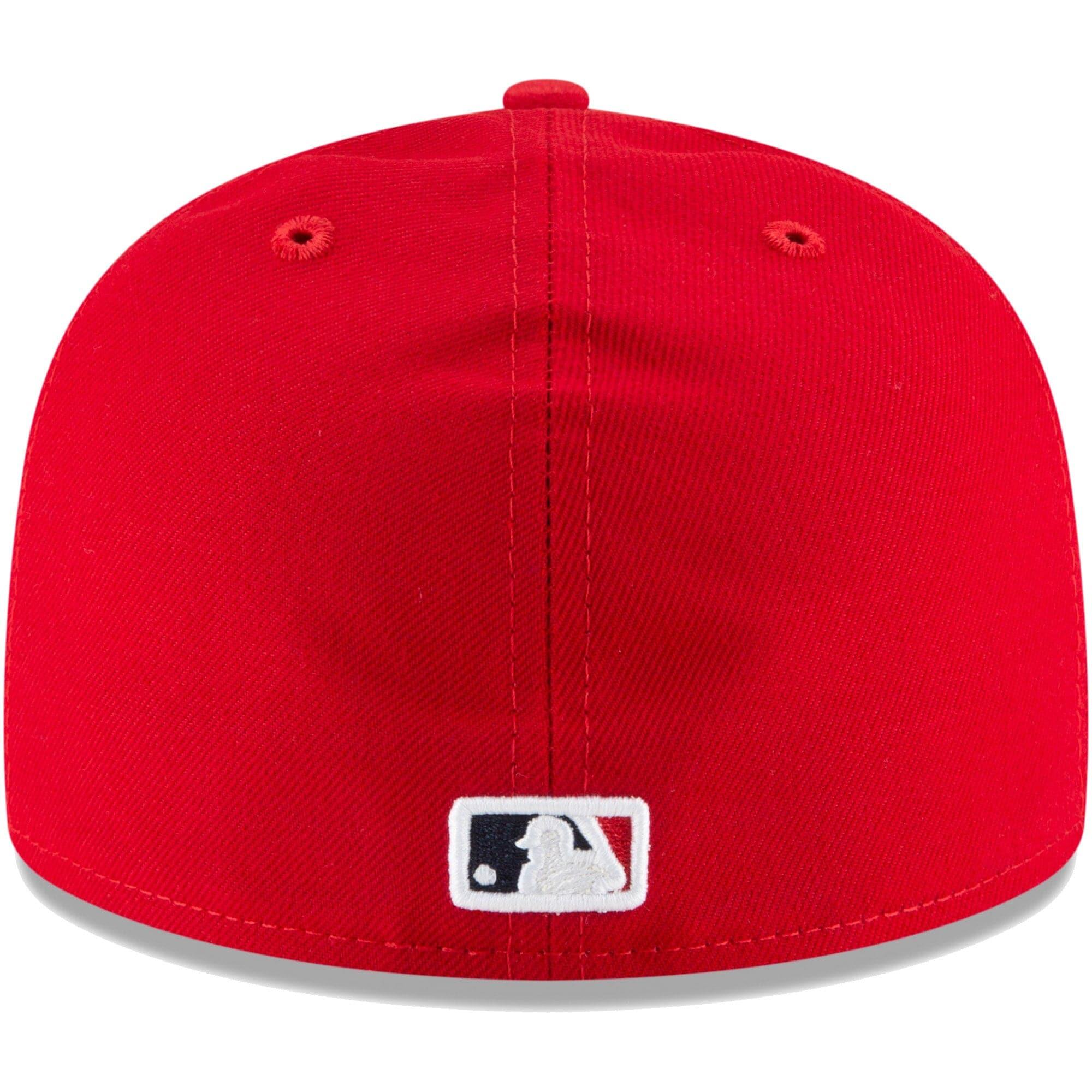 New Era Caps Los Angeles Angels New Era MLB AC On-Field Game 59FIFTY Fitted Hat - Red