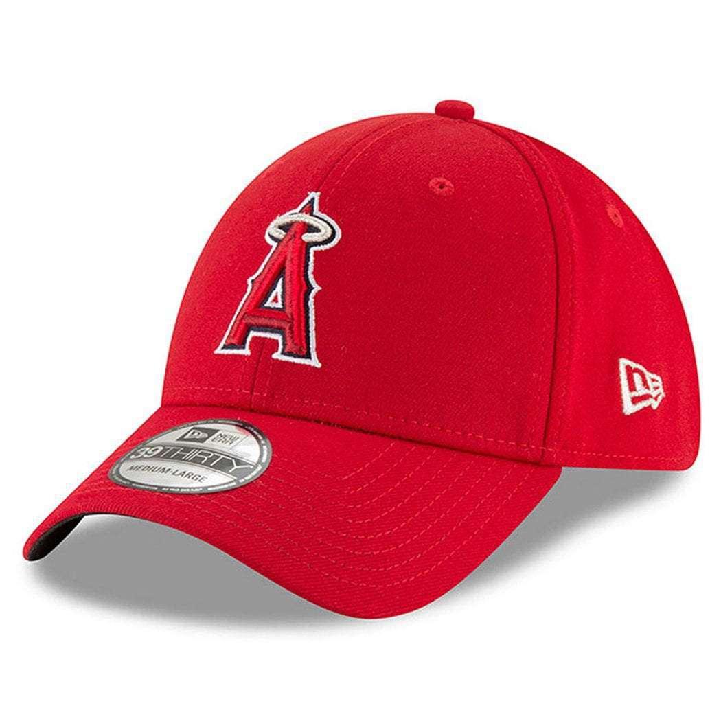 New Era Caps Los Angeles Angels New Era MLB Team Classic 39THIRTY Curve Hat - Red