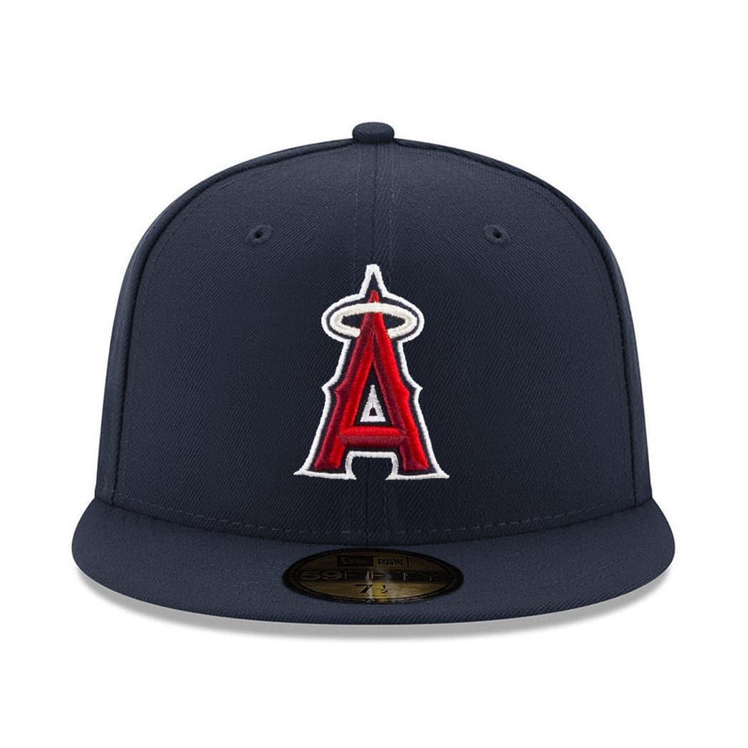 New Era Caps Los Angeles Angels New Era MLB Team Classic 59FIFTY Fitted Hat - Navy