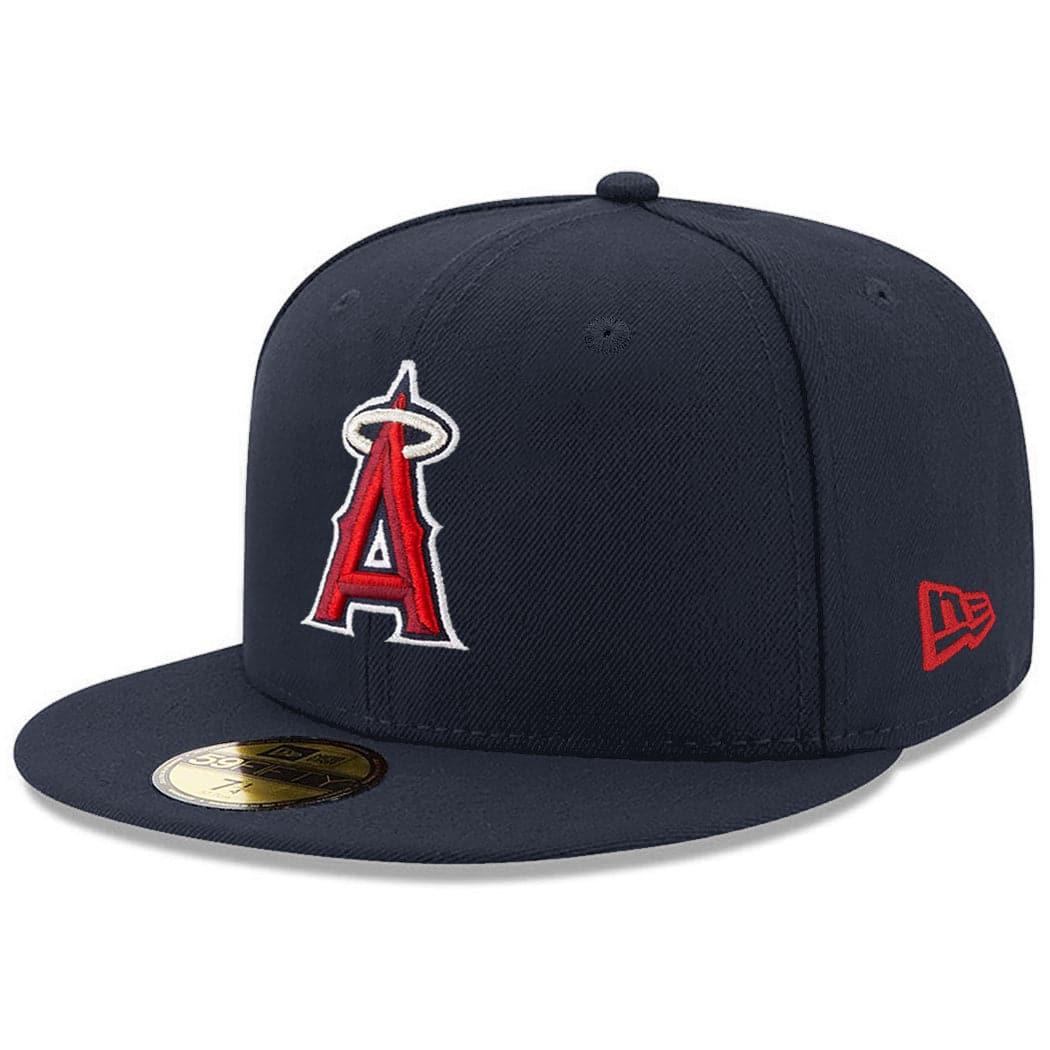 New Era Caps Los Angeles Angels New Era MLB Team Classic 59FIFTY Fitted Hat - Navy