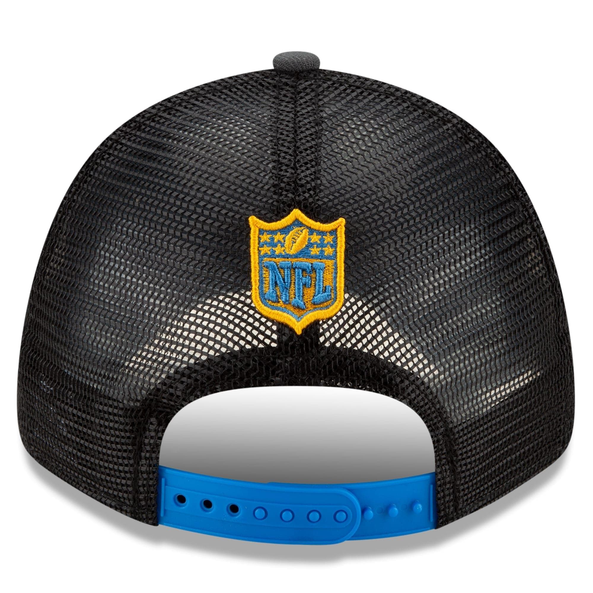 New Era Caps Los Angeles Chargers New Era 2021 NFL Draft 9FORTY Snapback Curve Hat - Graphite