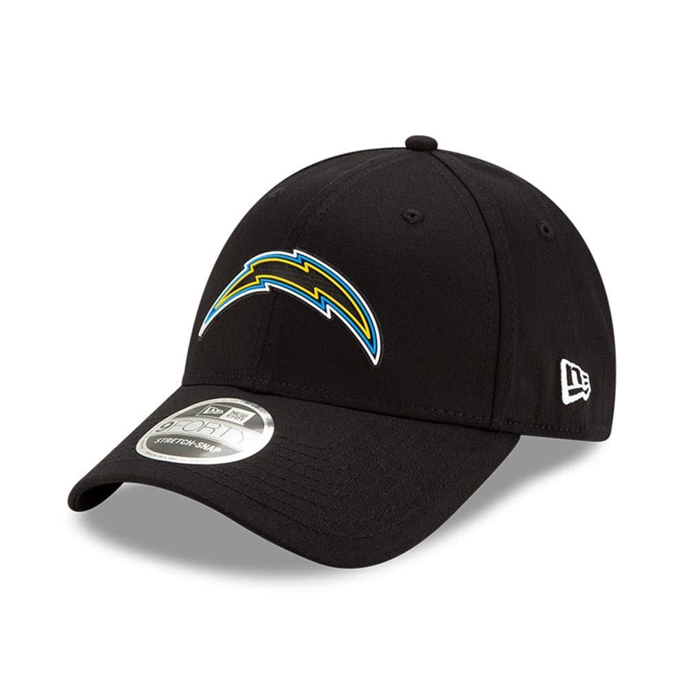 New Era Caps Los Angeles Chargers New Era NFL 2020 Draft 9FORTY Stretch Snapback Curve Hat - Black