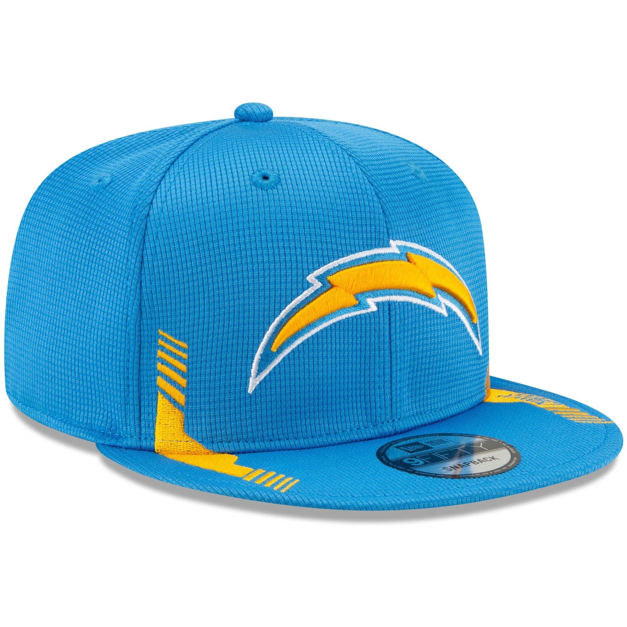New Era Caps Los Angeles Chargers New Era NFL 2021 Sideline Home 9FIFTY Snapback Hat - Blue