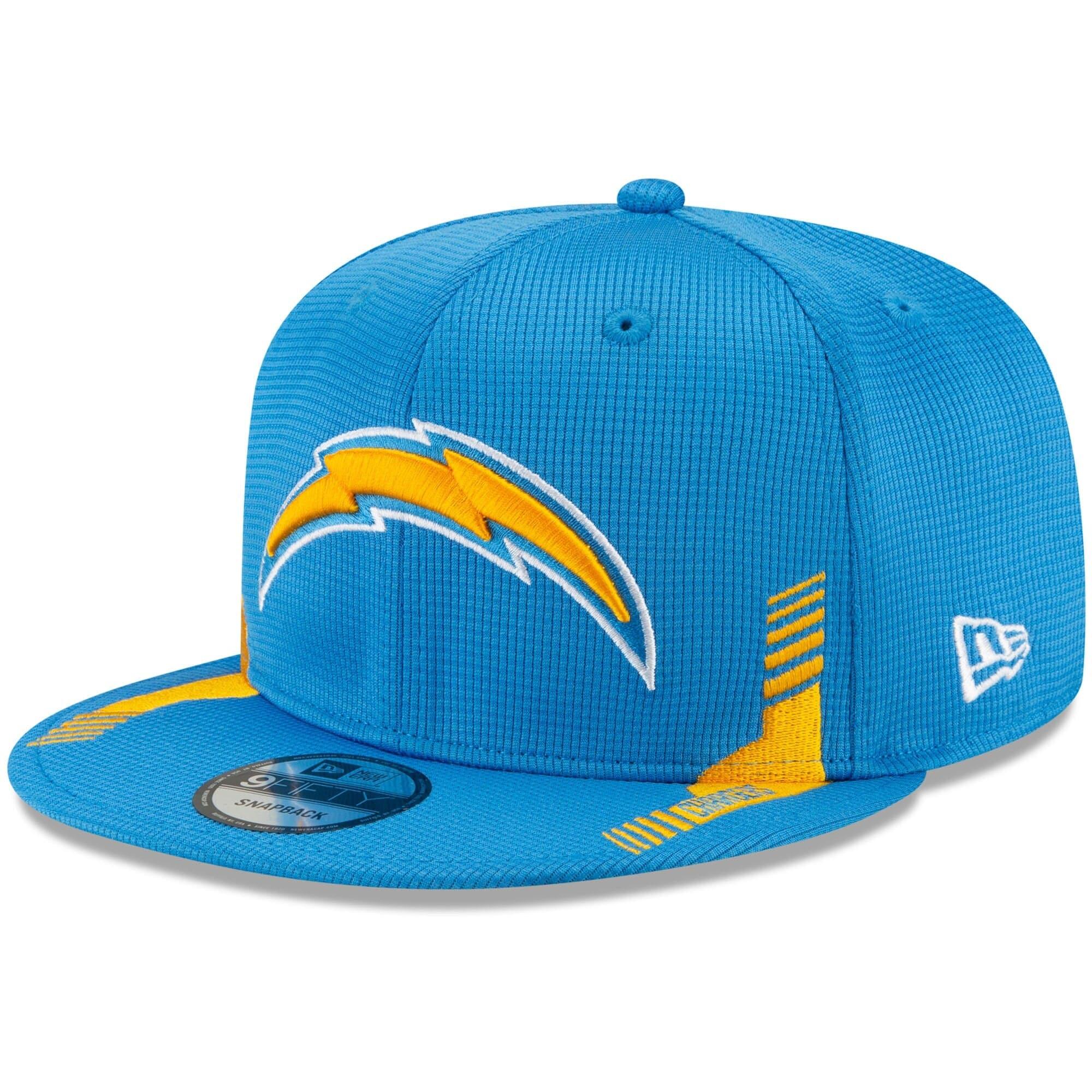 New Era Caps Los Angeles Chargers New Era NFL 2021 Sideline Home 9FIFTY Snapback Hat - Blue