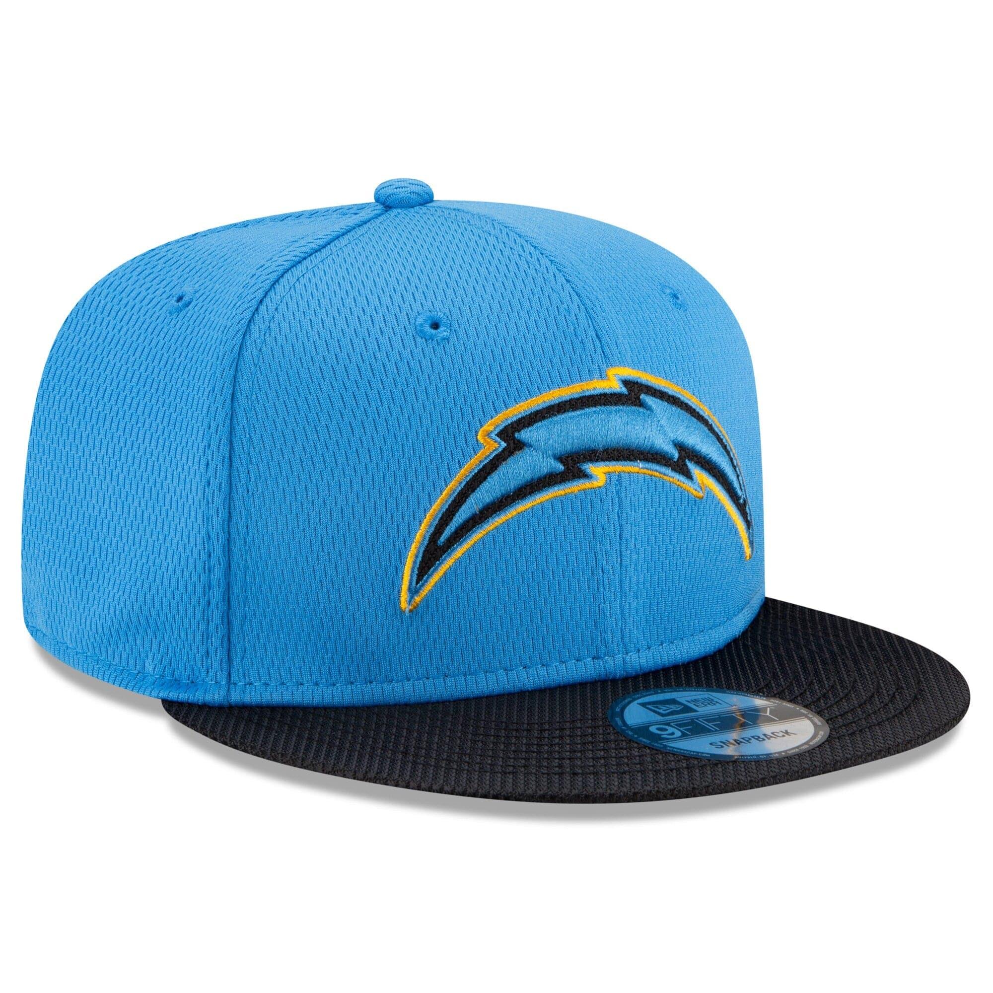 New Era Caps Los Angeles Chargers New Era NFL 2021 Sideline Road 9FIFTY Snapback Hat - Blue