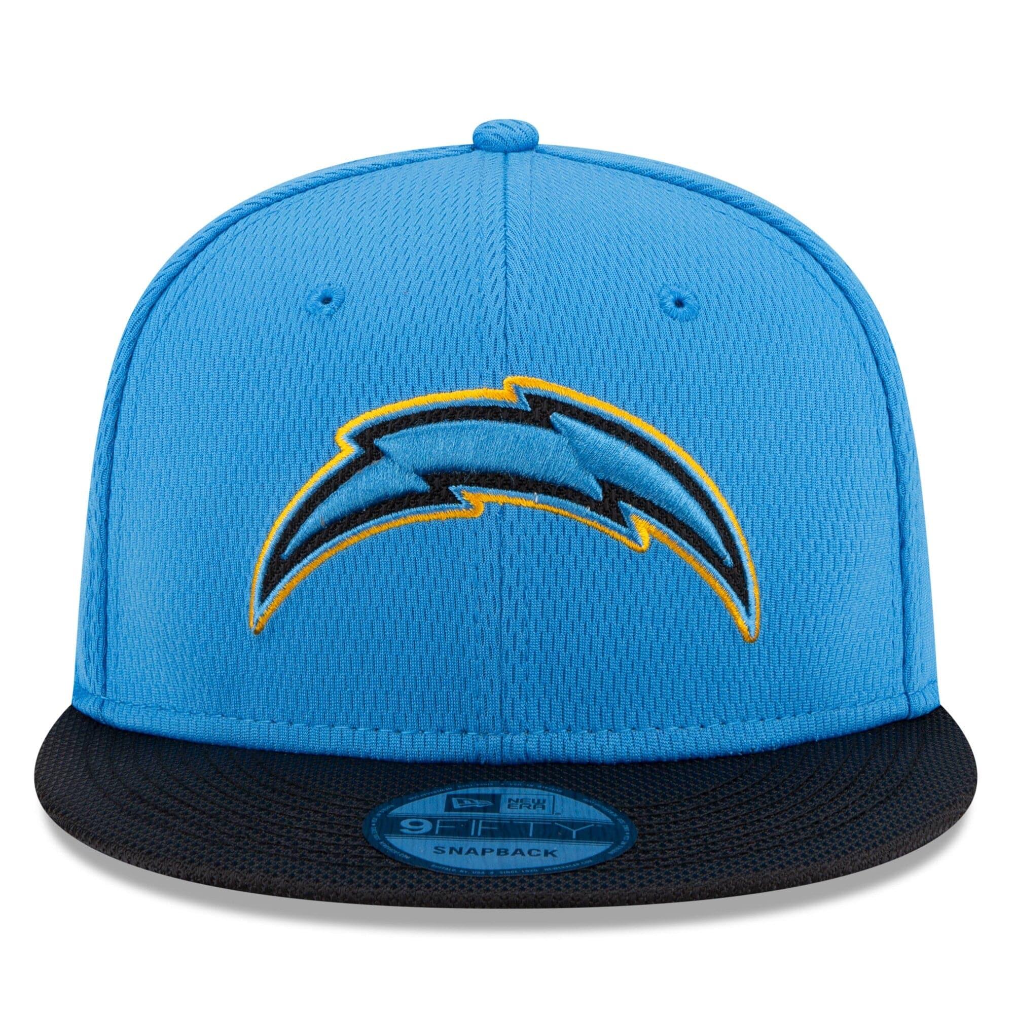 New Era Caps Los Angeles Chargers New Era NFL 2021 Sideline Road 9FIFTY Snapback Hat - Blue