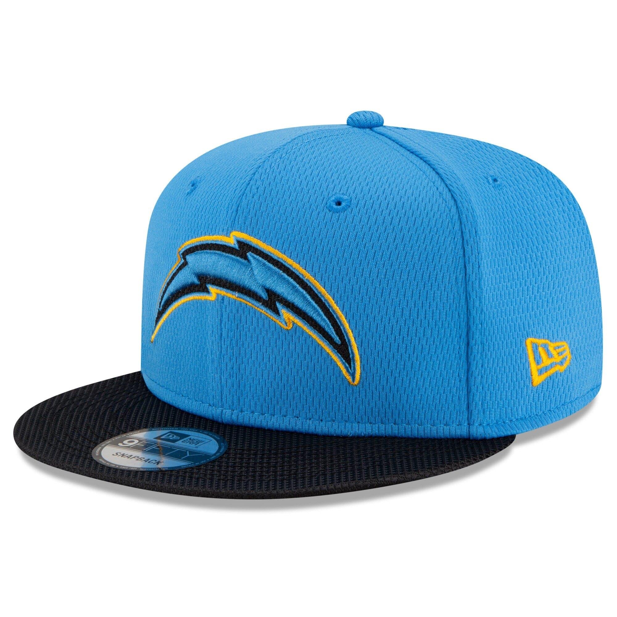 New Era Caps Los Angeles Chargers New Era NFL 2021 Sideline Road 9FIFTY Snapback Hat - Blue
