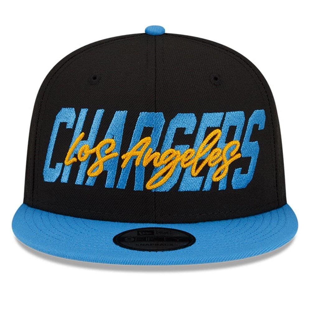 New Era Caps Los Angeles Chargers New Era NFL 2022 Draft On-Stage 9FIFTY Snapback Hat - Black