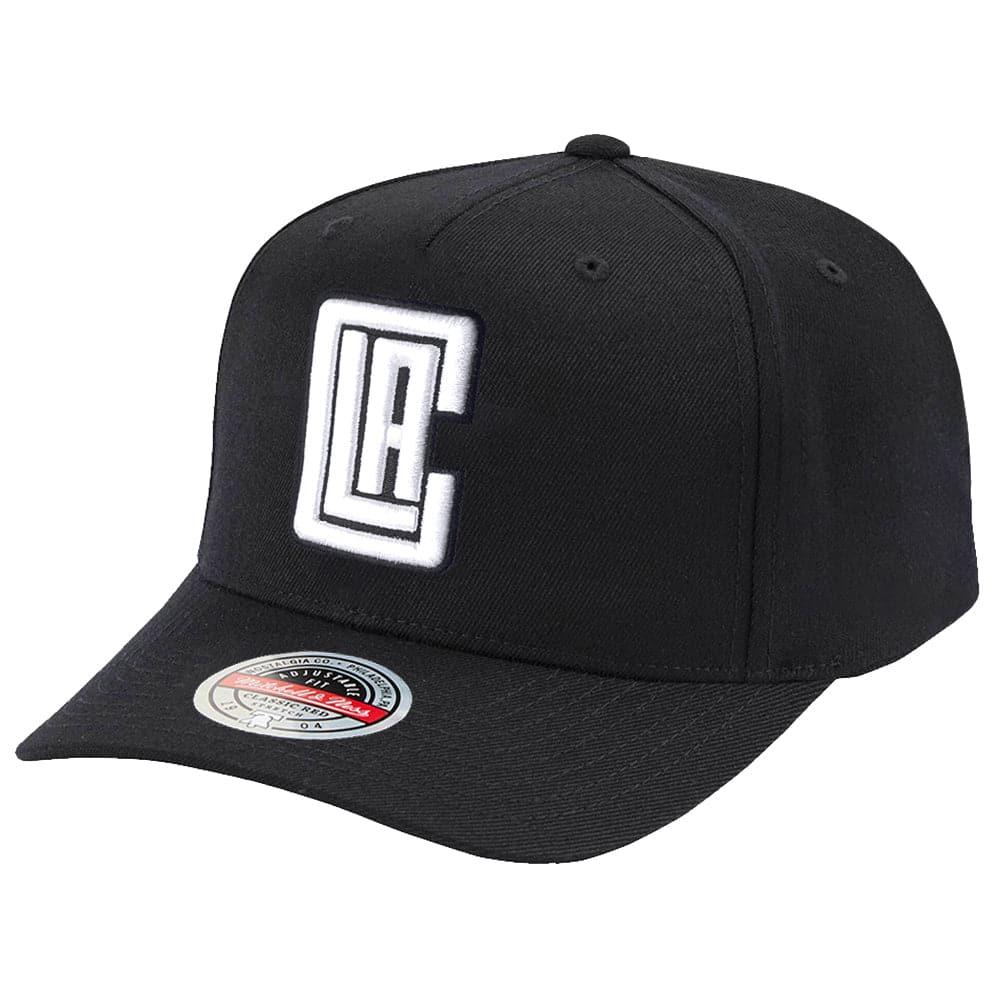 Mitchell And Ness Caps Los Angeles Clippers Mitchell & Ness NBA Black & White 110 Snapback Hat