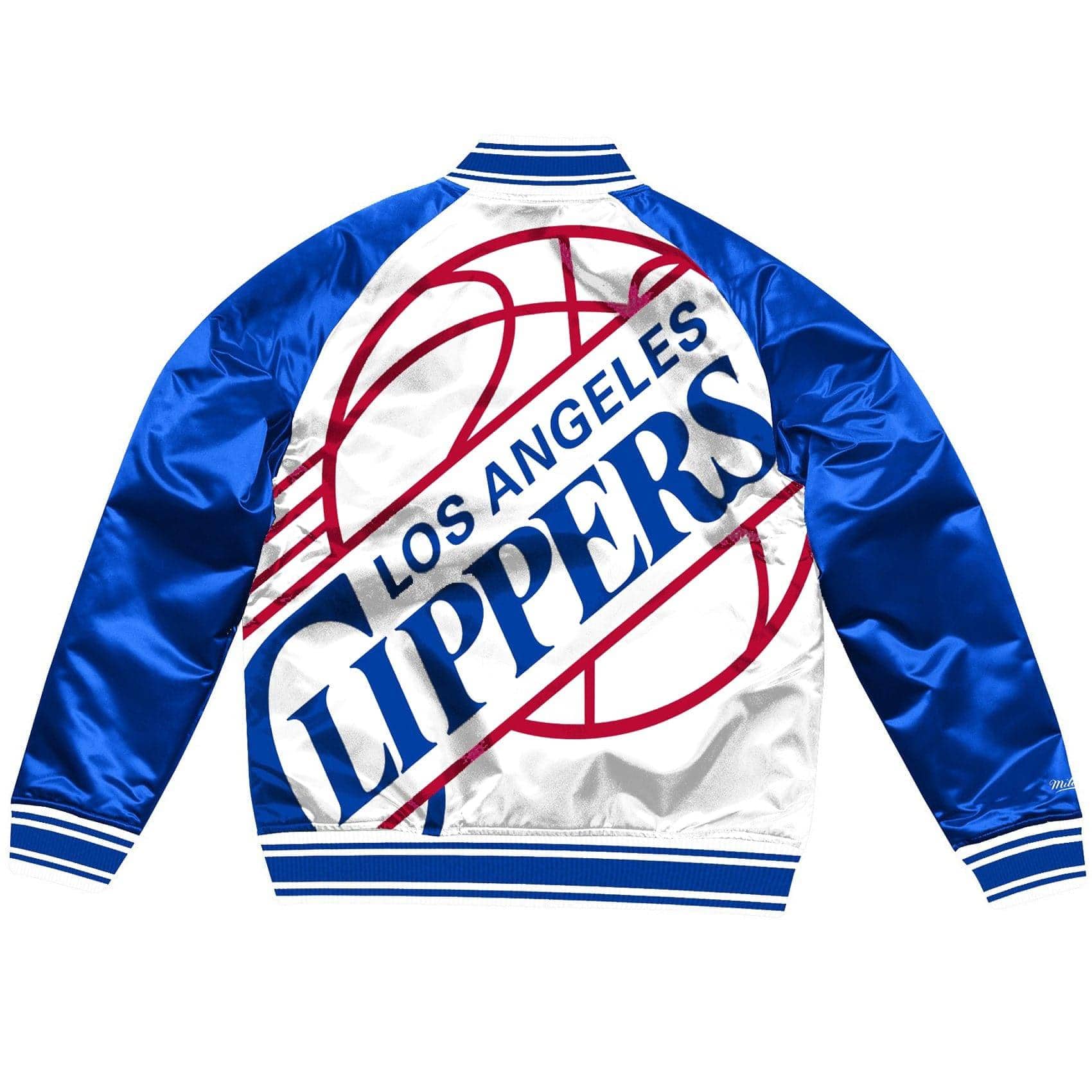 Mitchell And Ness Jackets Los Angeles Clippers Mitchell & Ness NBA Colossal Premium HWC Jacket - White