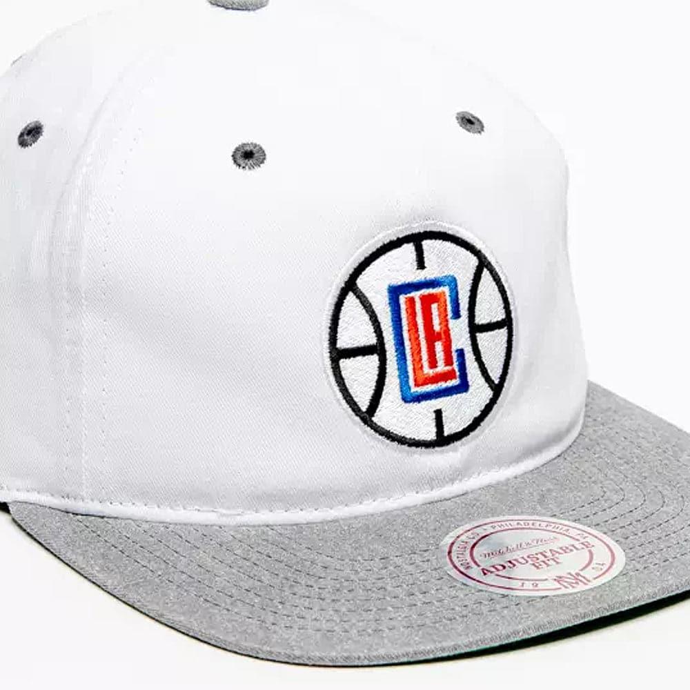 Mitchell And Ness Caps Los Angeles Clippers Mitchell & Ness NBA Game Day Deadstock Snapback Hat - White
