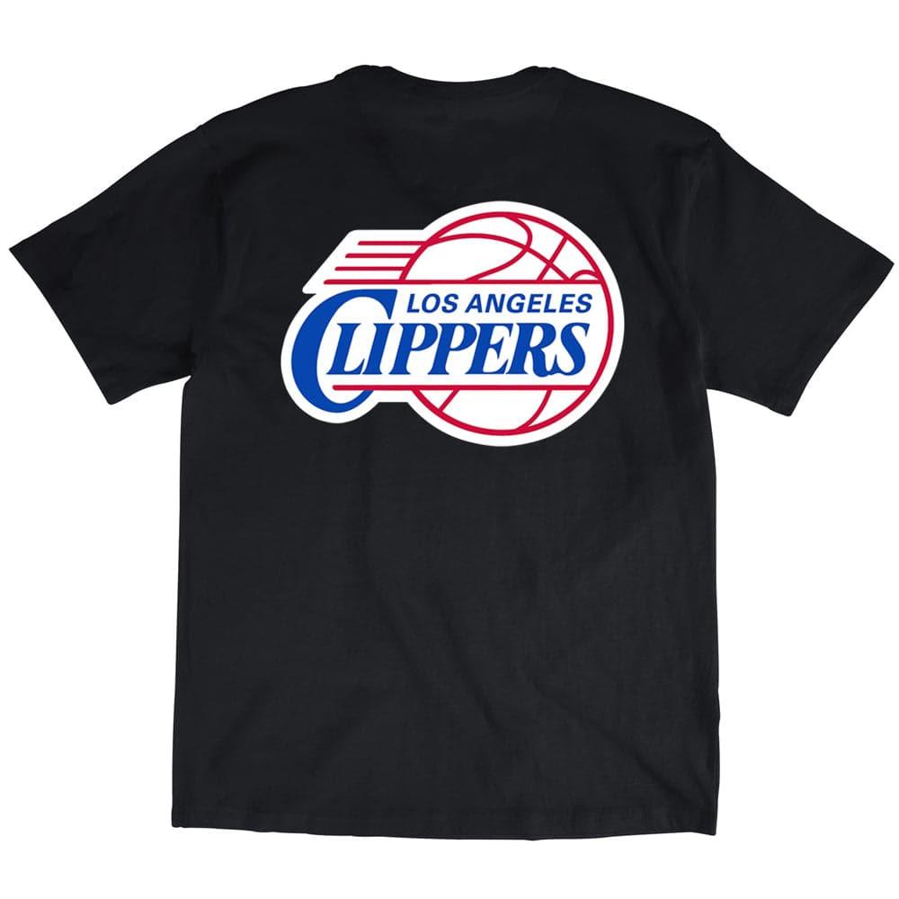 Mitchell And Ness T-Shirts Los Angeles Clippers Mitchell & Ness NBA HWC Retro Repeat T-Shirt - Black