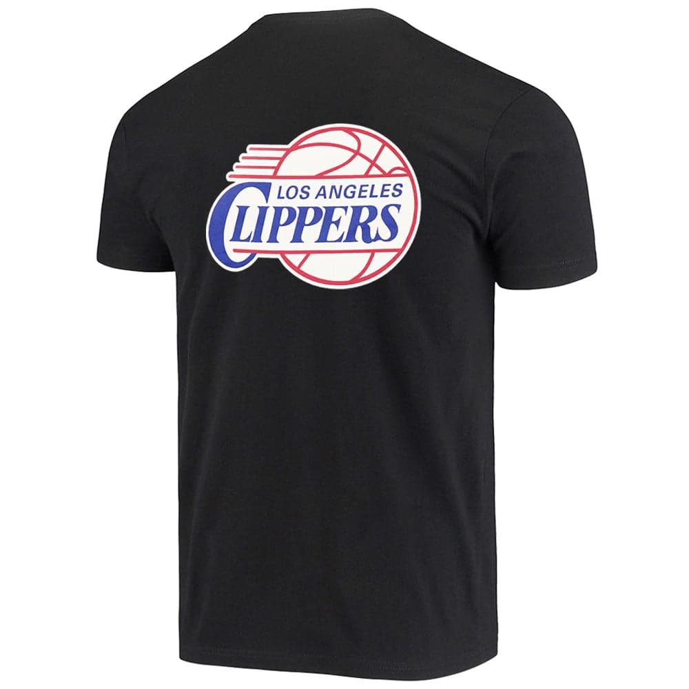 Mitchell And Ness T-Shirts Los Angeles Clippers Mitchell & Ness NBA HWC Retro Repeat T-Shirt - Black