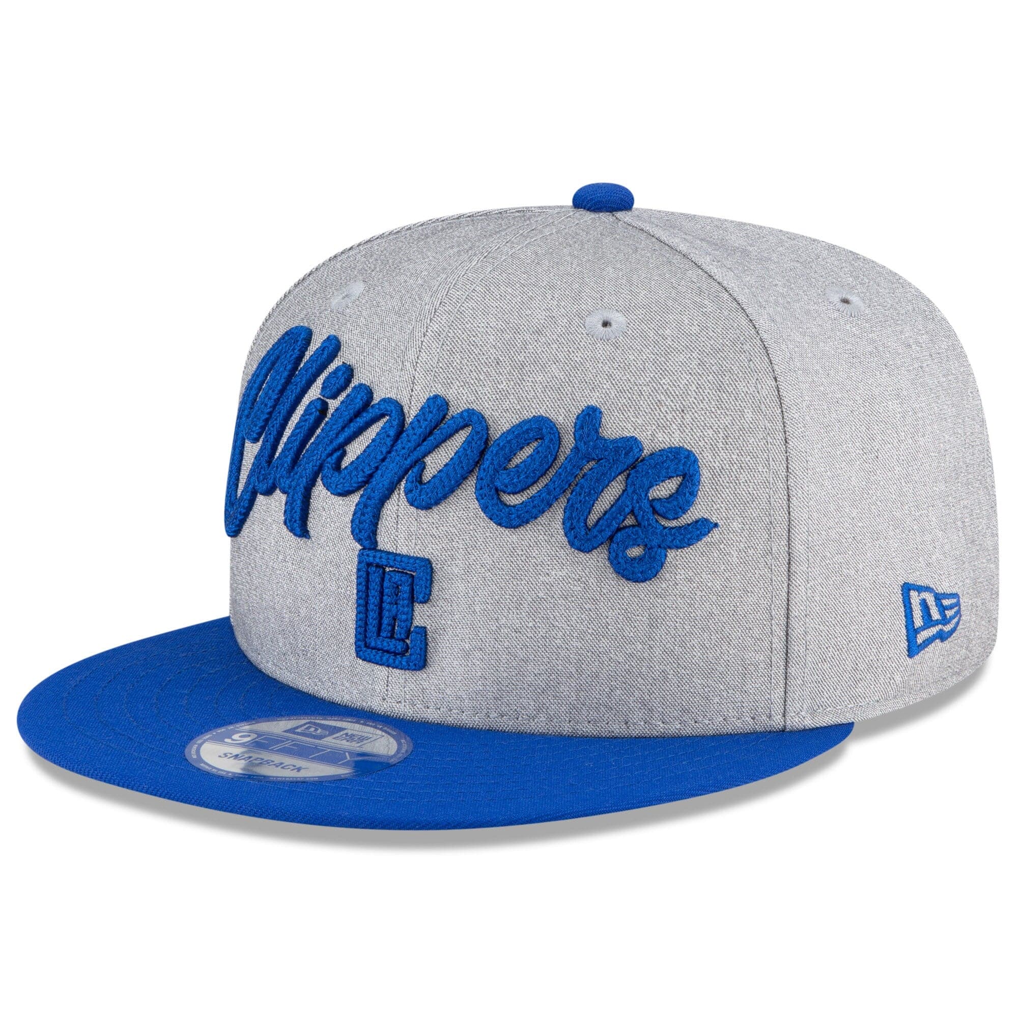 New Era Caps Los Angeles Clippers New Era 2020 NBA Draft 9FIFTY Snapback Hat - Heather Grey