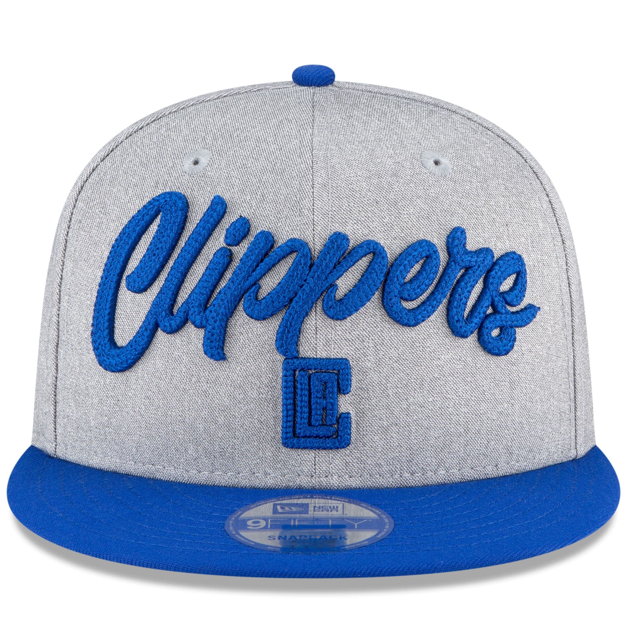 New Era Caps Los Angeles Clippers New Era 2020 NBA Draft 9FIFTY Snapback Hat - Heather Grey