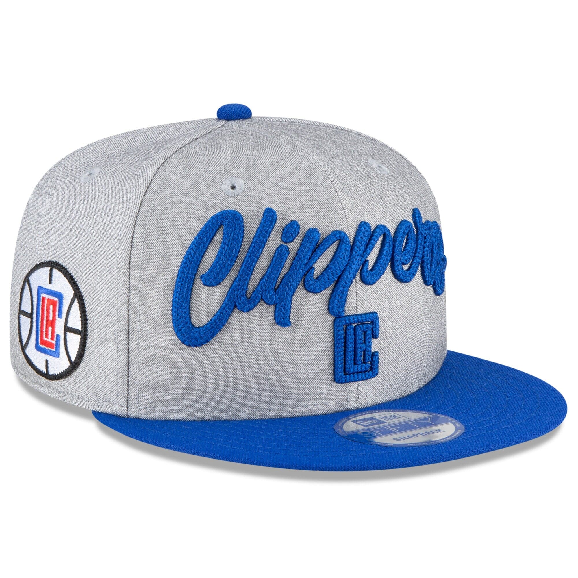 New Era Caps Los Angeles Clippers New Era 2020 NBA Draft 9FIFTY Snapback Hat - Heather Grey