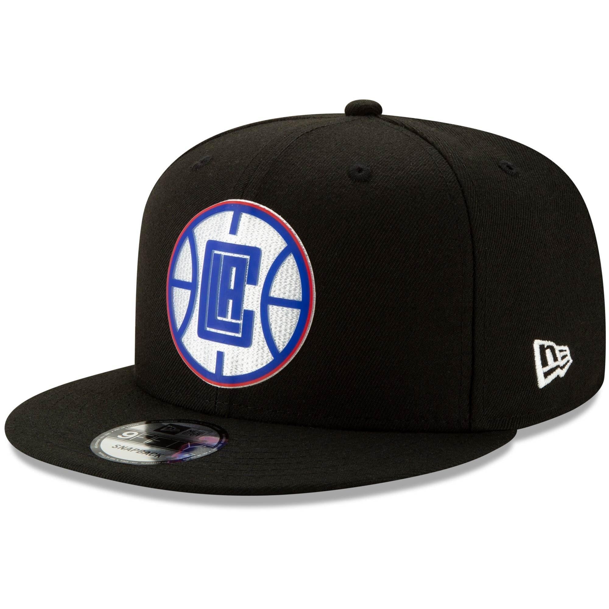 New Era Caps Los Angeles Clippers New Era NBA 2020 Back Half 9FIFTY Snapback Hat - Black