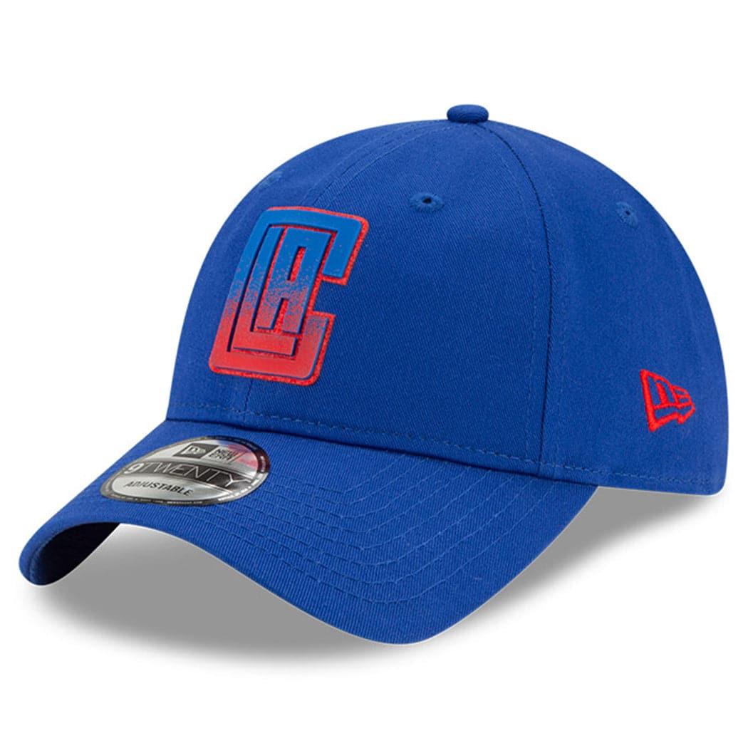 New Era Caps Los Angeles Clippers New Era NBA 2021 Back Half 9TWENTY Curved Hat - Blue