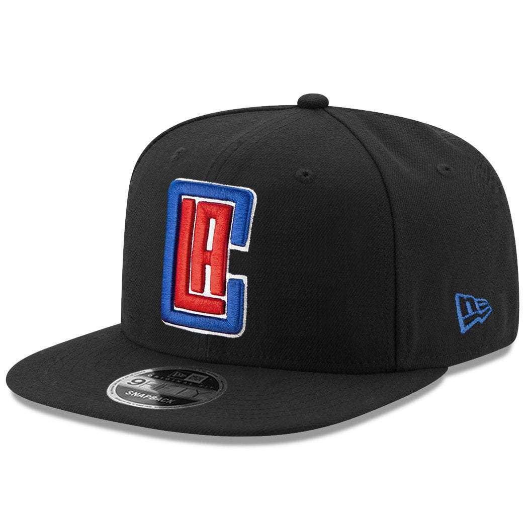 New Era Caps Los Angeles Clippers New Era NBA Team Logo OF 9FIFTY Snapback Hat - Black