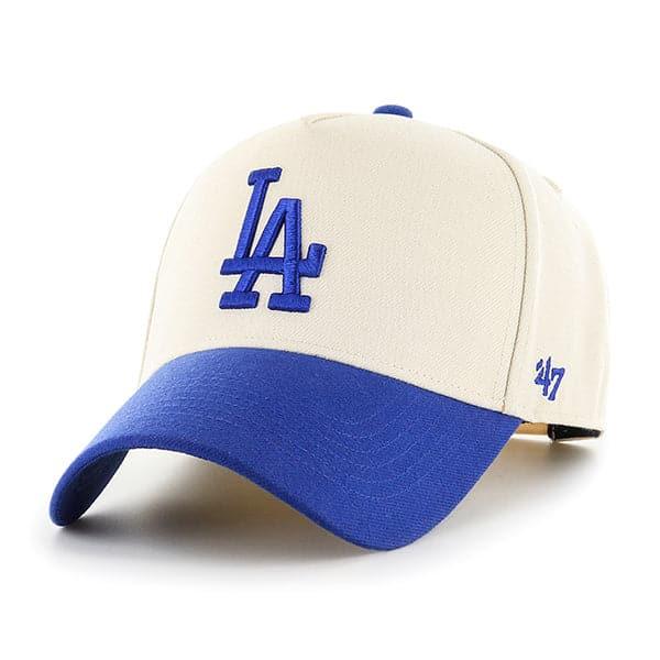 47 Brand Caps Los Angeles Dodgers '47 MLB 2 Tone Replica MVP DT Snapback Hat - Natural