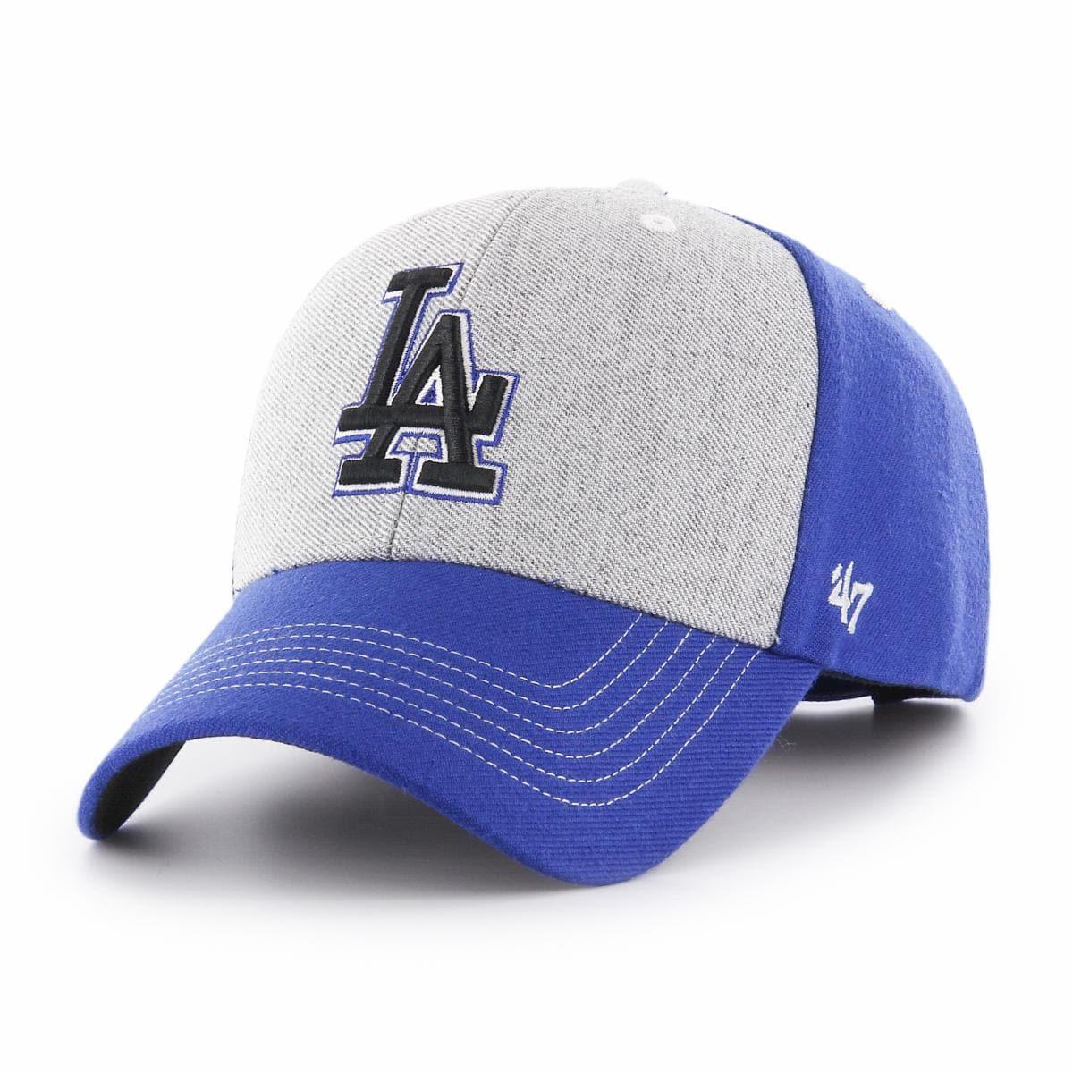 47 Brand Caps Los Angeles Dodgers '47 MLB Formation MVP Curve Hat - Blue/Heather