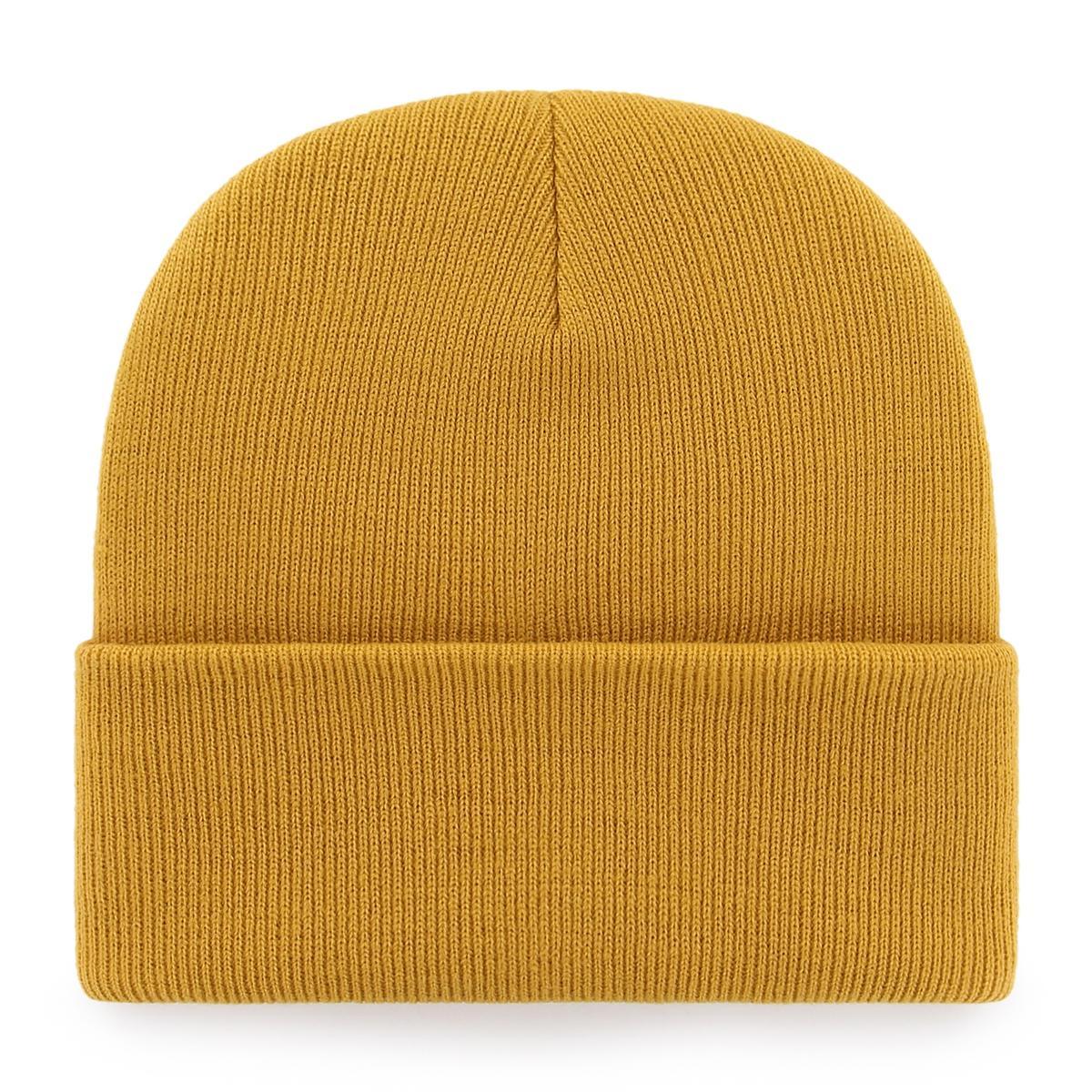 47 Brand Beanies Los Angeles Dodgers '47 MLB Haymaker Raised Cuff Knit Beanie - Wheat