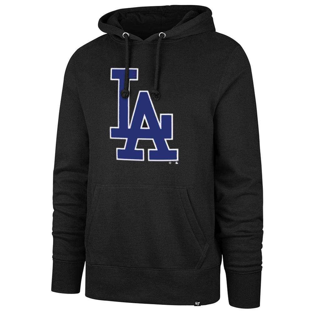 47 Brand Jumpers Los Angeles Dodgers '47 MLB Imprint Headline Hoodie Jumper - Black