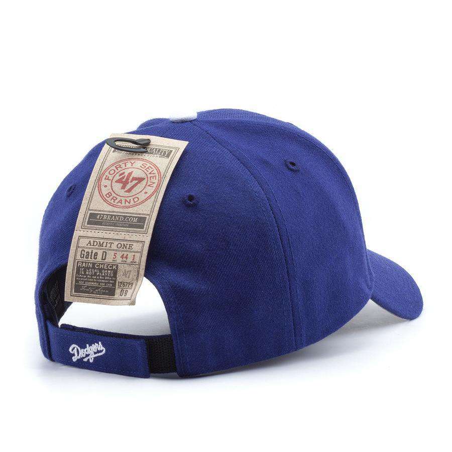 47 Brand Caps Los Angeles Dodgers '47 MLB MVP Adjustable Curve Hat - Blue