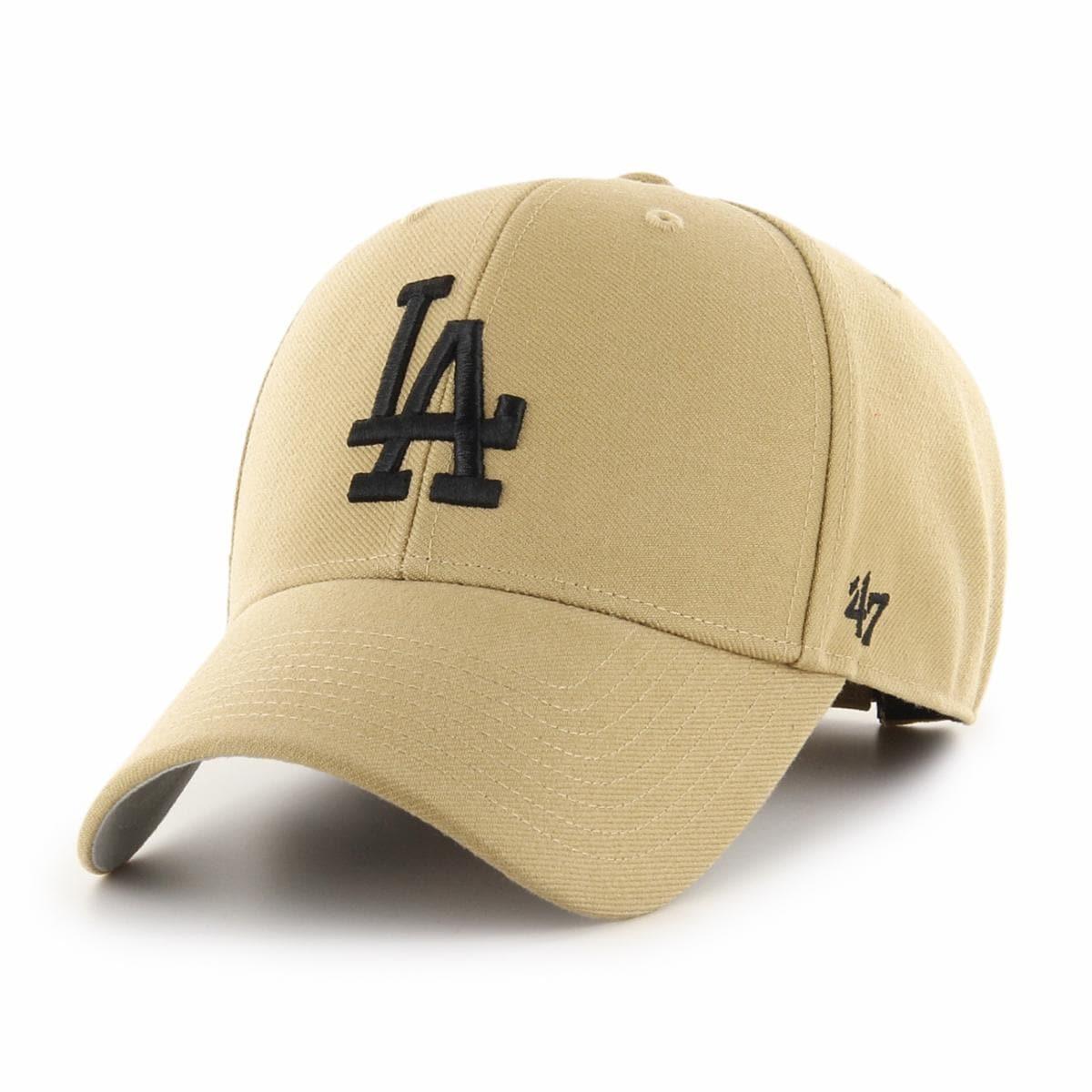 47 Brand Caps Los Angeles Dodgers '47 MLB Old Gold MVP Curve Snapback Hat - Tan