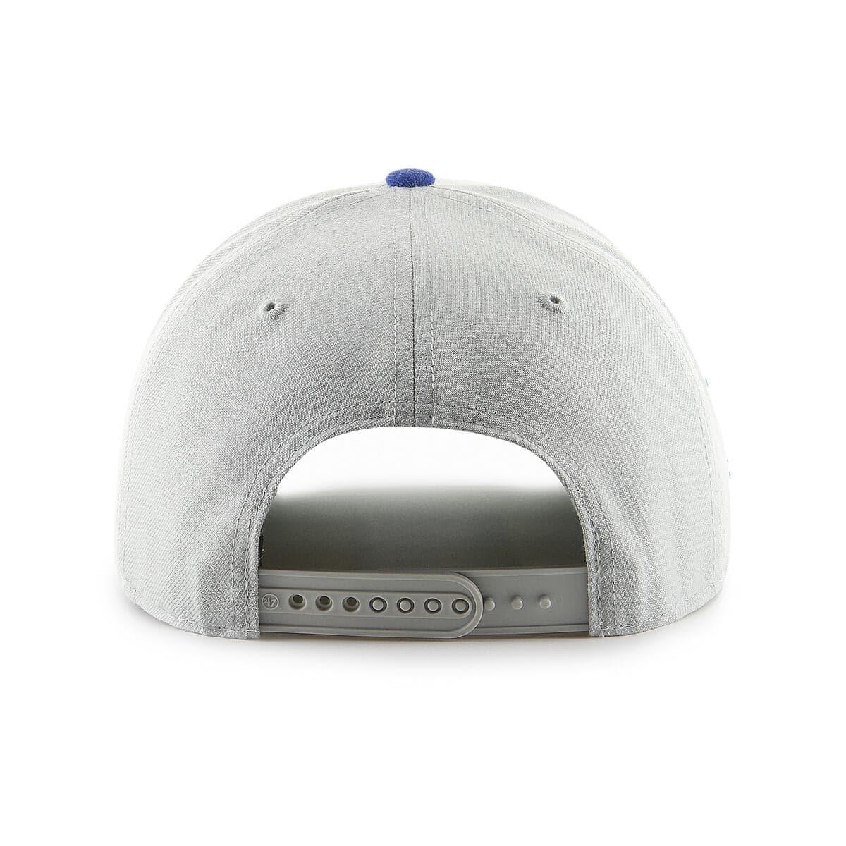 47 Brand Caps Los Angeles Dodgers ‘47 MLB Replica Script MVP DP Pre-Curved Snapback Hat - Grey